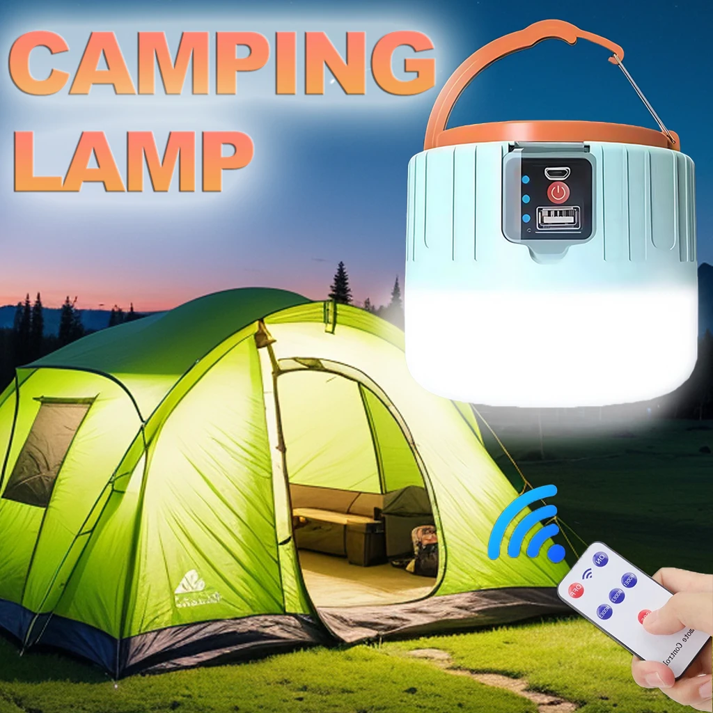Fishing Light - Lampu Camping Tenaga Surya LED Isi