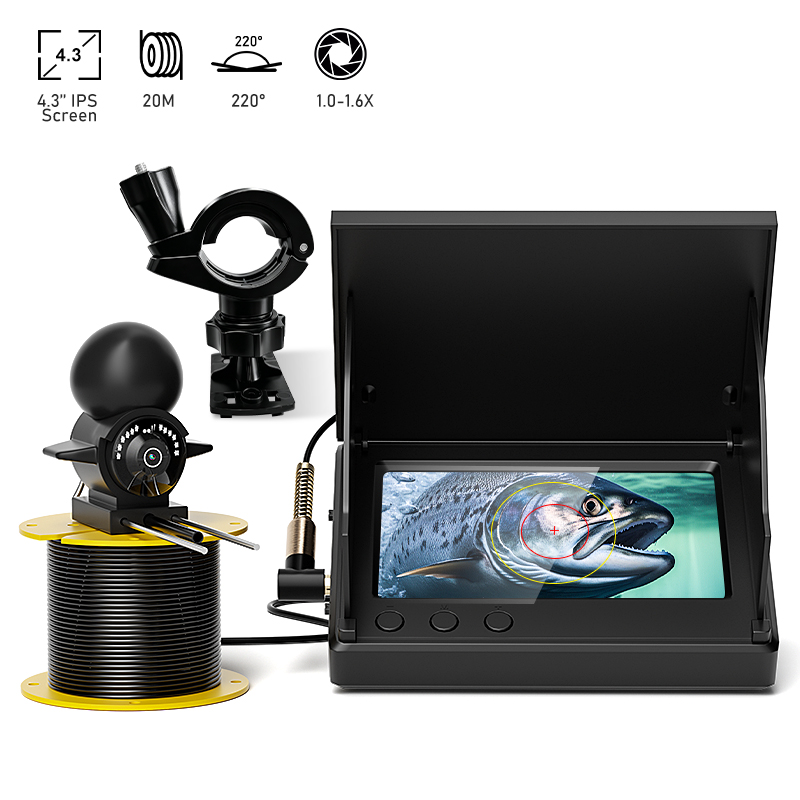 Pencari Ikan Portabel LCD 4,3' - Fishing Depth Finder ulasan dan harga