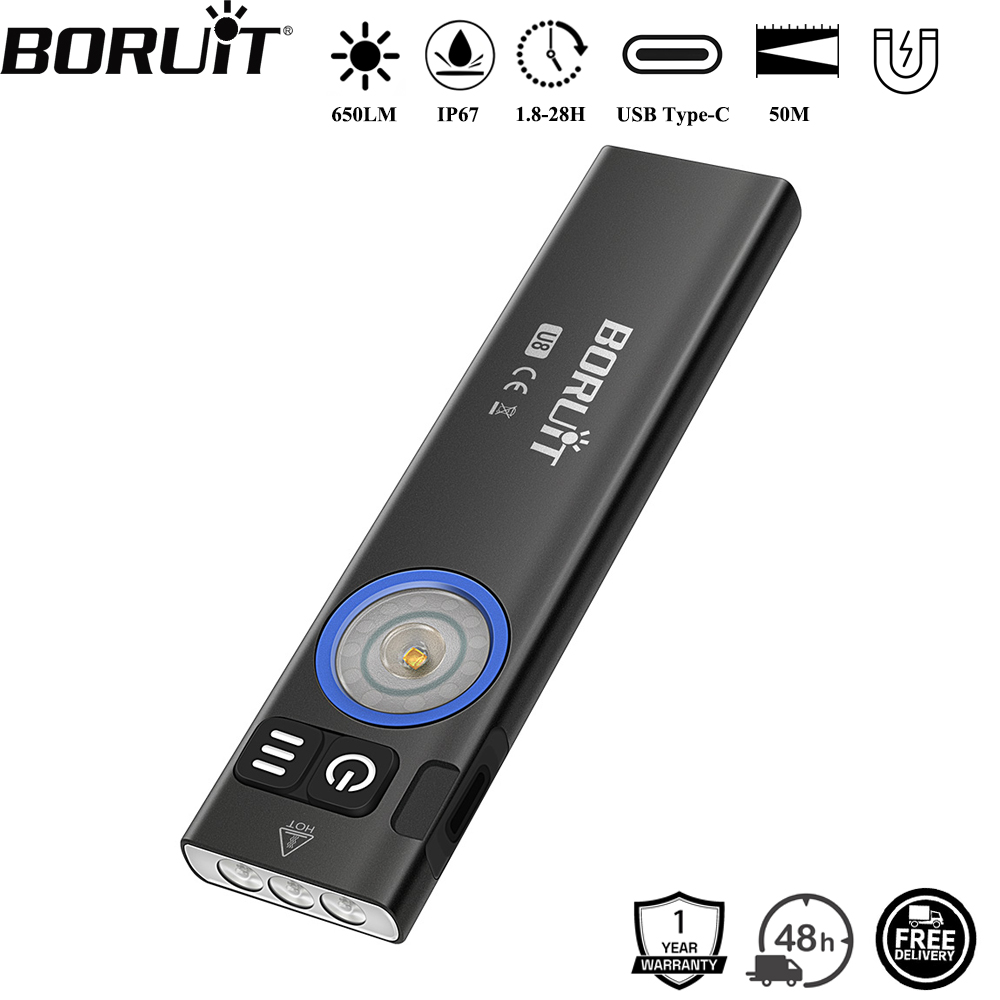 BORUiT U8 650LM EDC Senter LED - Fishing Light ulasan dan harga
