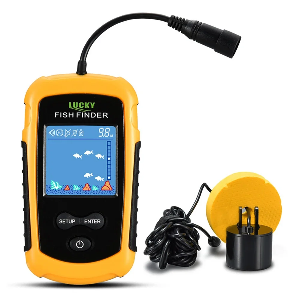 Penemu ikan berkabel portabel  - Fishing Depth Finder ulasan dan harga