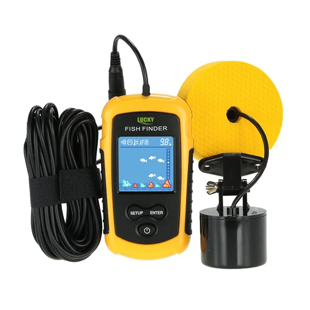 Penemu ikan berkabel portabel  - Fishing Depth Finder ulasan dan harga