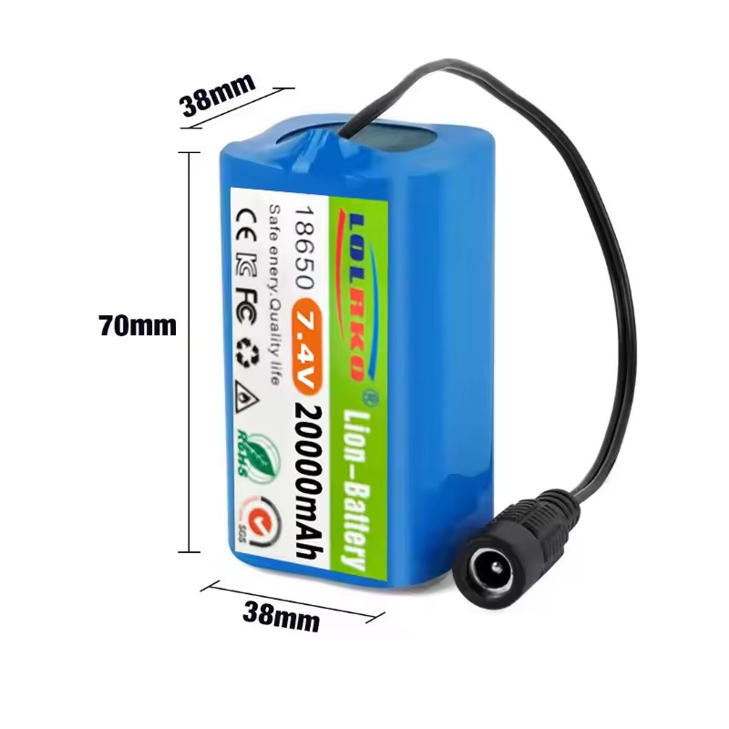 Baterai 7.4V 20000MAh dengan P - Fish Finder Charger ulasan dan harga