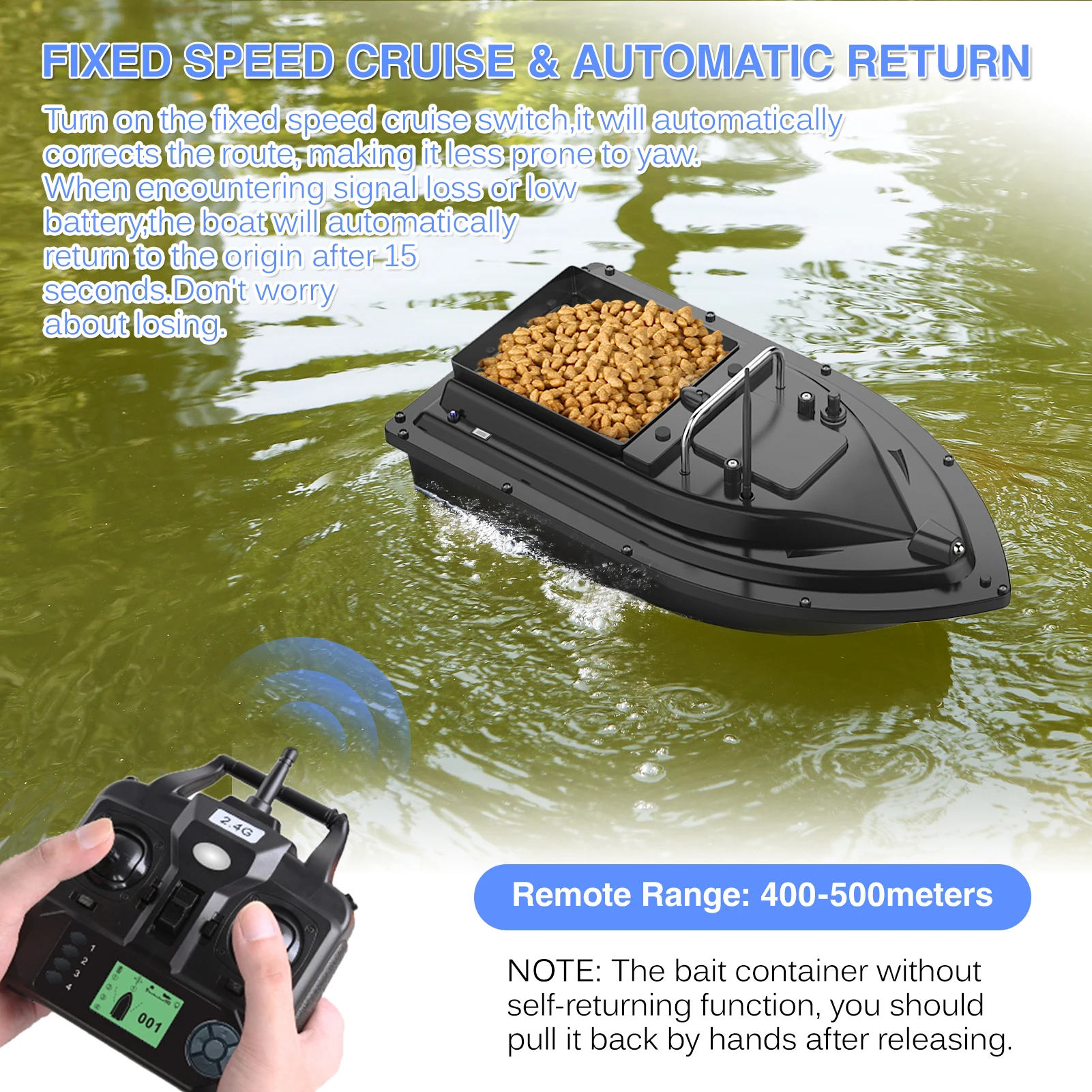 Perahu Umpan Ikan D16E GPS 120 - Fishing Gps ulasan dan harga