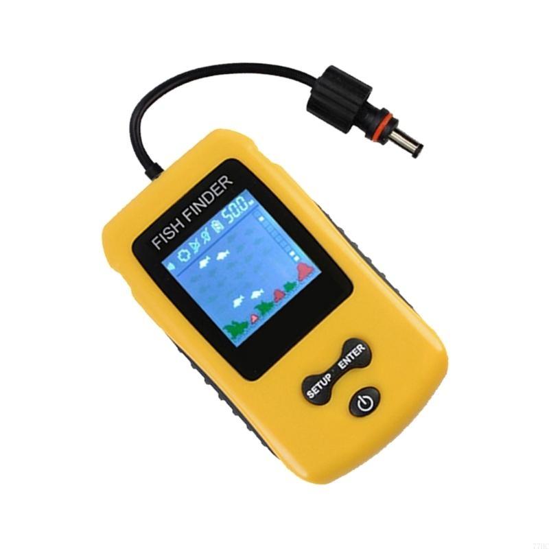 77HC Portabel Sonar Fish Fishs - Fishing Depth Finder ulasan dan harga