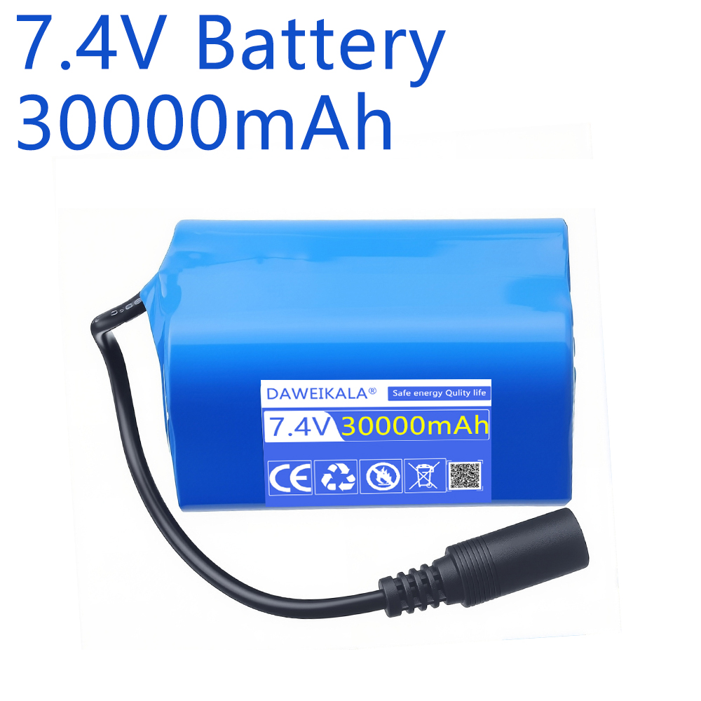 Baterai 7.4V 30000MAh dengan P - Fish Finder Charger ulasan dan harga