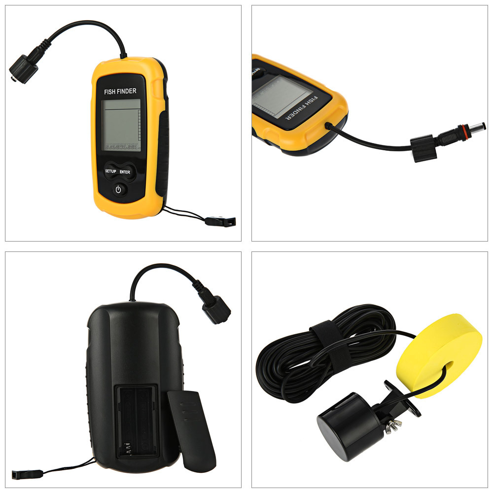Alat Pendeteksi Ikan Sonar Por - Fishing Depth Finder ulasan dan harga