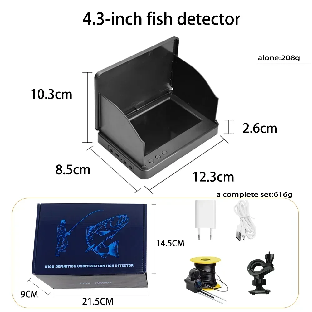 YS43A Detektor Ikan 4.3 Inci K - Fish Finder Battery ulasan dan harga