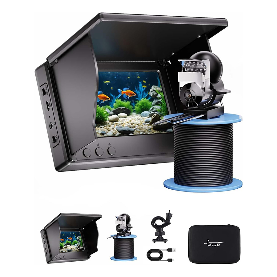 FOURQ Handheld 1080P 4.3'' LCD - Fishing Depth Finder ulasan dan harga