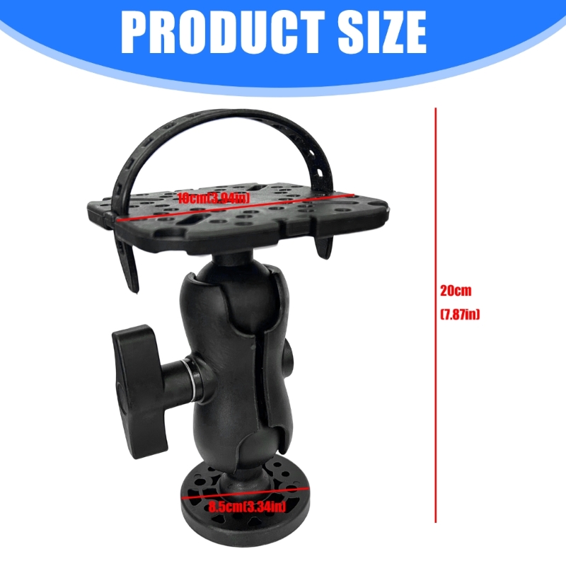Pelat Dudukan Bola Putar Penca - Fish Finder Mount ulasan dan harga
