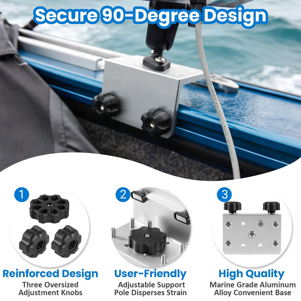 2 Paket 90 °   Braket Pemasang - Fish Finder Mount ulasan dan harga