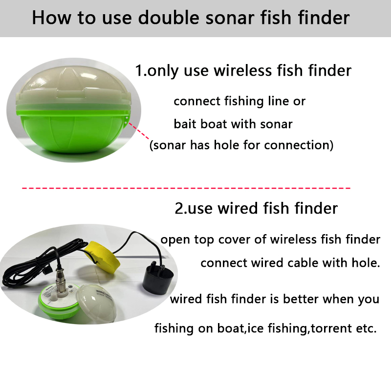 Pencari Ikan Sonar Nirkabel Bl - Fishing Depth Finder ulasan dan harga